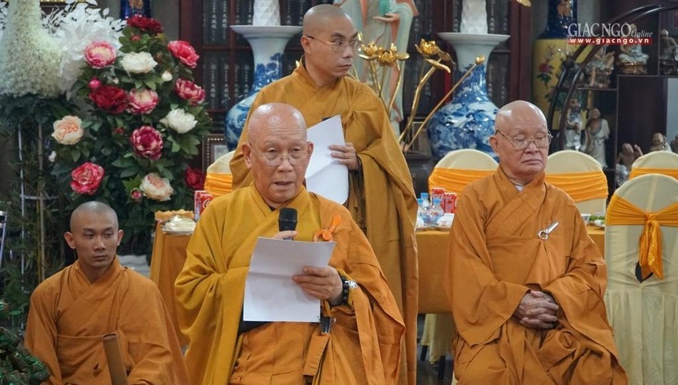 Hòa thượng Thích Như Niệm cử hành nghi thức truy tán công đức Tổ khai sơn Hòa thượng Thích Như Niệm cử hành nghi thức truy tán công đức Tổ khai sơn