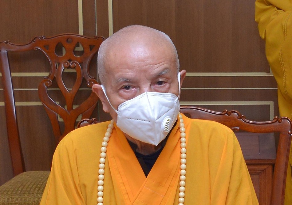 Trưởng lão Hòa thượng Thích Thanh Dũng, Phó Pháp chủ kiêm Chánh Thư ký Hội đồng Chứng minh GHPGVN - Ảnh: Bảo Toàn/BGN