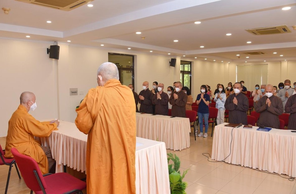 Hòa thượng Thích Giác Toàn khánh tuế Trưởng lão Hòa thượng Thích Trí Quảng, Tổng Biên tập - Ảnh: Bảo Toàn Hòa thượng Thích Giác Toàn khánh tuế Trưởng lão Hòa thượng Thích Trí Quảng, Tổng Biên tập - Ảnh: Bảo Toàn