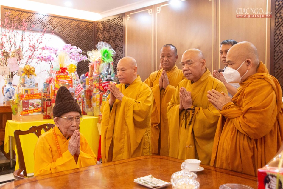Khánh tuế Trưởng lão Hòa thượng Thích Đức Nghiệp tại chùa Vĩnh Nghiêm
