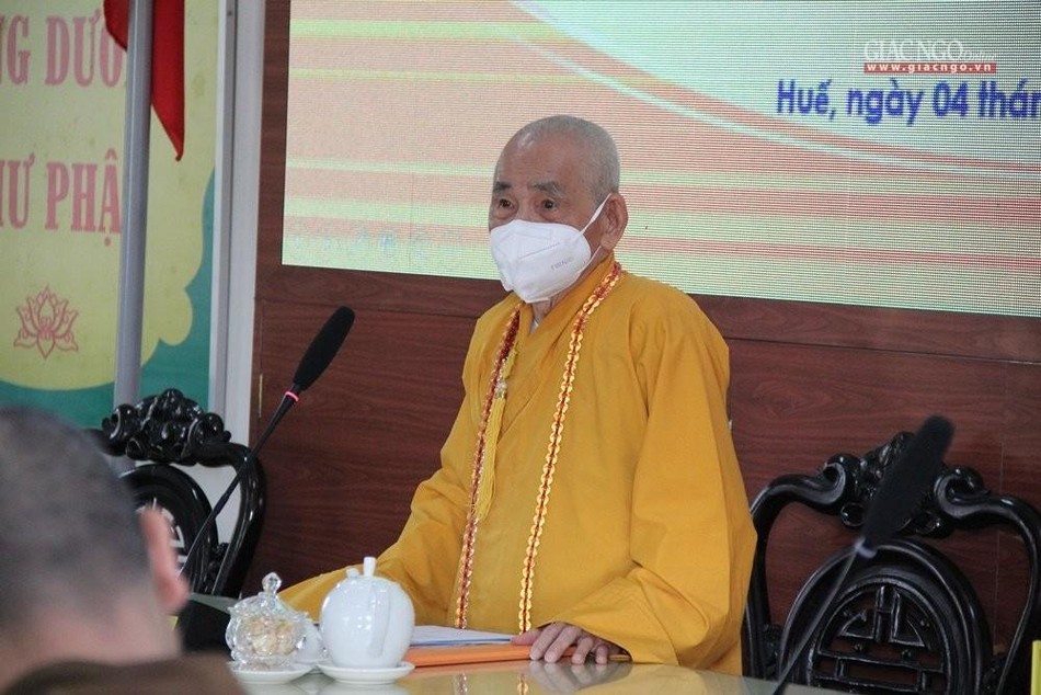 Hòa thượng Thích Đức Thanh, Ủy viên Thường trực Hội đồng Trị sự, Trưởng ban Trị sự, Trưởng ban Tổ chức Đại hội đại biểu Phật giáo tỉnh Thừa Thiên Huế nhiệm kỳ 2022-2027 Hòa thượng Thích Đức Thanh, Ủy viên Thường trực Hội đồng Trị sự, Trưởng ban Trị sự, Trưởng ban Tổ chức Đại hội đại biểu Phật giáo tỉnh Thừa Thiên Huế nhiệm kỳ 2022-2027