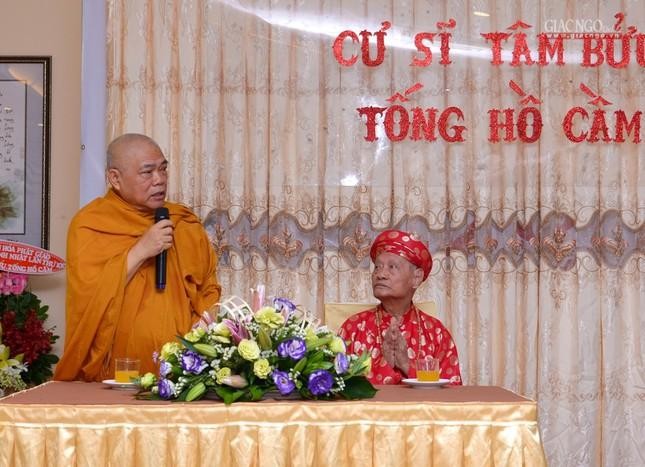 Hòa thượng Thích Giác Toàn phát biểu chúc mừng