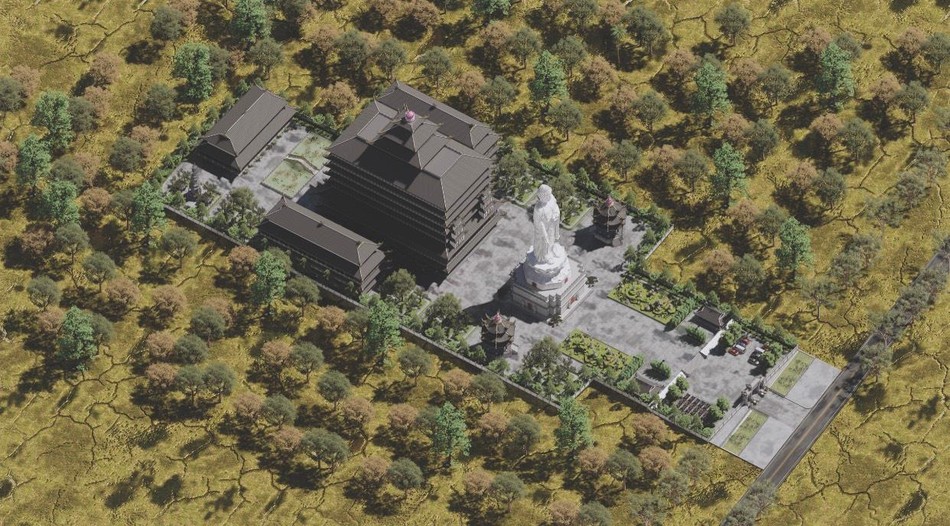 Phối cảnh tổng thể công trình Phối cảnh tổng thể công trình