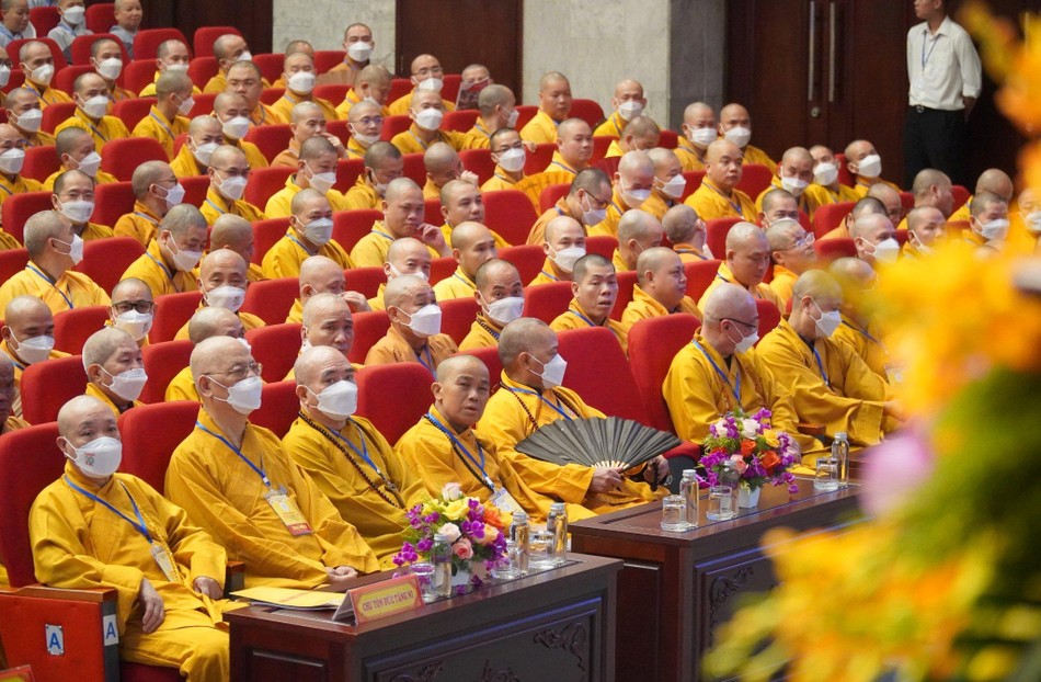 Chư tôn đức đại biểu Tăng tham dự