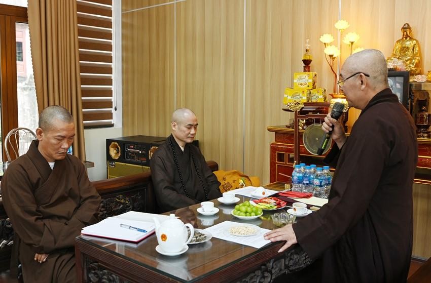 Thượng tọa Thích Thanh Ân phát biểu Thượng tọa Thích Thanh Ân phát biểu