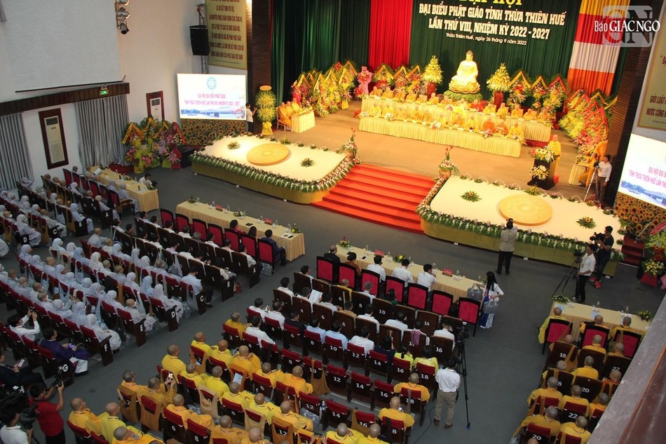 Đại hội đại biểu Phật giáo tỉnh Thừa Thiên Huế lần thứ VIII, nhiệm kỳ 2022-2027 đã diễn ra tốt đẹp sau thời gian tạm hoãn vì những khó khăn liên quan tới việc giới thiệu nhân sự chủ chốt. Đại hội đại biểu Phật giáo tỉnh Thừa Thiên Huế lần thứ VIII, nhiệm kỳ 2022-2027 đã diễn ra tốt đẹp sau thời gian tạm hoãn vì những khó khăn liên quan tới việc giới thiệu nhân sự chủ chốt.