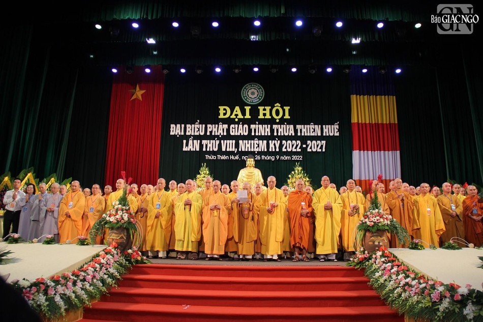 Tân Ban Trị sự GHPGVN tỉnh Thừa Thiên Huế nhiệm kỳ 2022-2027 ra mắt tại Đại hội Tân Ban Trị sự GHPGVN tỉnh Thừa Thiên Huế nhiệm kỳ 2022-2027 ra mắt tại Đại hội