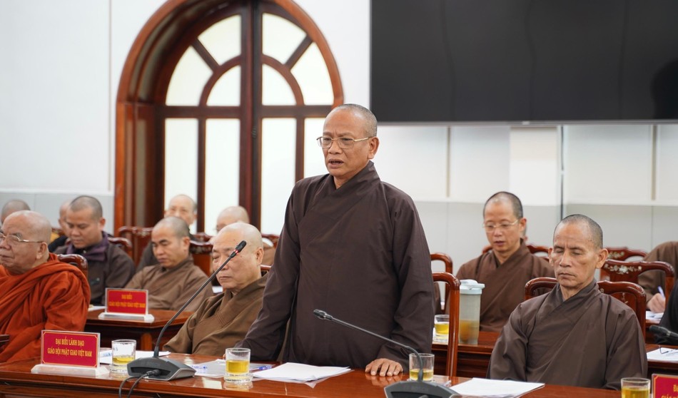 Hoà thượng Thích Quảng Hà, Phó Chủ tịch Hội đồng Trị sự GHPGVN phát biểu kiến nghị