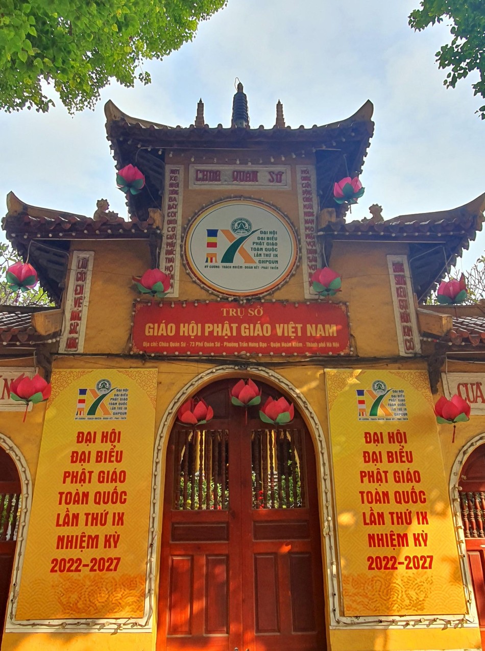 Tam quan chùa Quán Sứ - Ảnh: Đăng Huy Tam quan chùa Quán Sứ - Ảnh: Đăng Huy