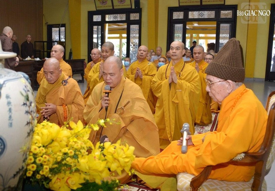 Trưởng lão Hòa thượng Thích Đức Nghiệp tham dự