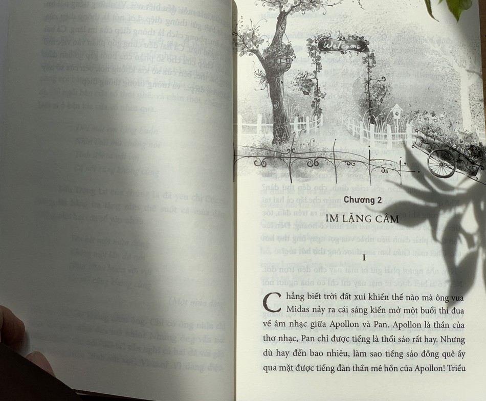 Một trang trong "Im lặng như lời chia tay" - Ảnh HĐ chụp lại từ sách Một trang trong "Im lặng như lời chia tay" - Ảnh HĐ chụp lại từ sách