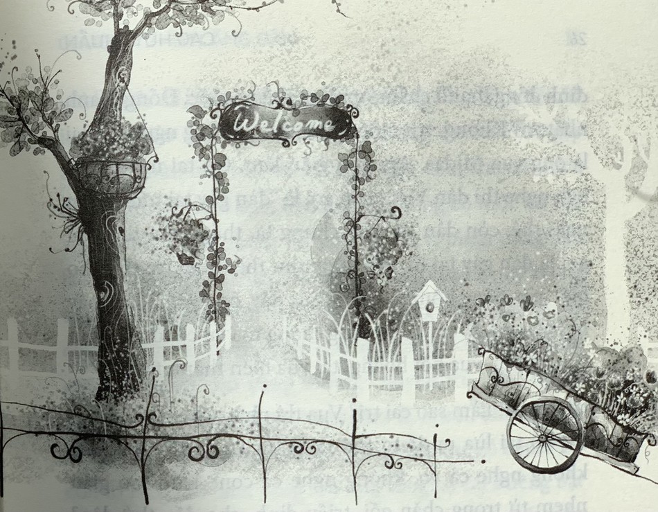 Một trong những minh họa trong "Im lặng như lời chia tay" - Ảnh HĐ chụp lại từ sách Một trong những minh họa trong "Im lặng như lời chia tay" - Ảnh HĐ chụp lại từ sách