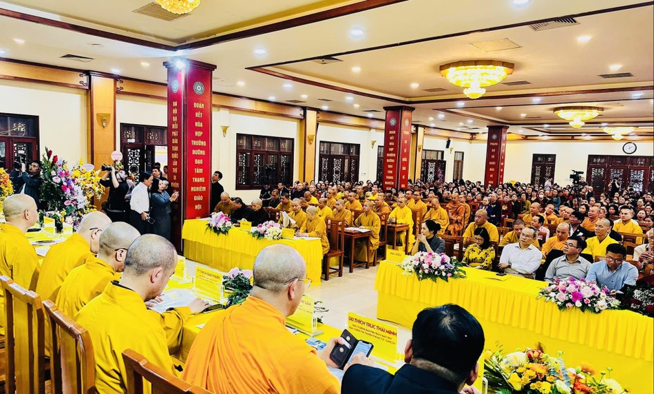 Hội nghị diễn ra ở hội trường chùa Quán Sứ, trụ sở của GHPGVN