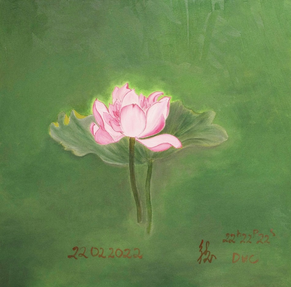 "Hẹn 200 năm sau", sơn dầu, tác phẩm của Kim Đức "Hẹn 200 năm sau", sơn dầu, tác phẩm của Kim Đức