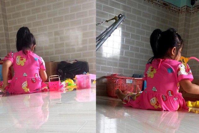 Người cha quỳ dưới tượng Đức Phật trong BV: Vỡ òa hạnh phúc ngày con xuất viện - Ảnh 2. Bé H. được xuất viện trong niềm vui vô bờ của BS, gia đình - Ảnh: NVCC