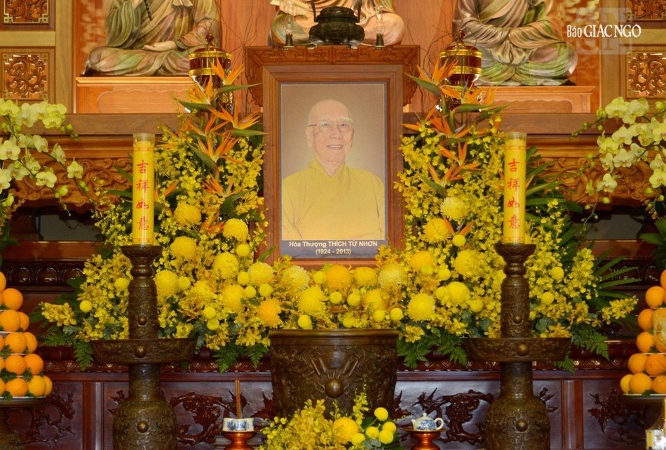 Chân dung cố Đại lão Hòa thượng Thích Từ Nhơn