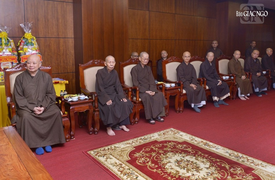 Các phái đoàn thăm tại Văn phòng Đức Pháp chủ - Việt Nam Quốc Tự