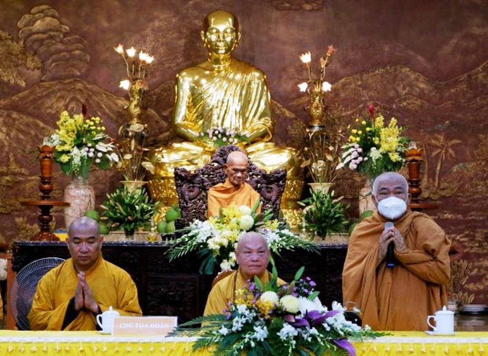 Hòa thượng Thích Giác Toàn phát biểu Hòa thượng Thích Giác Toàn phát biểu