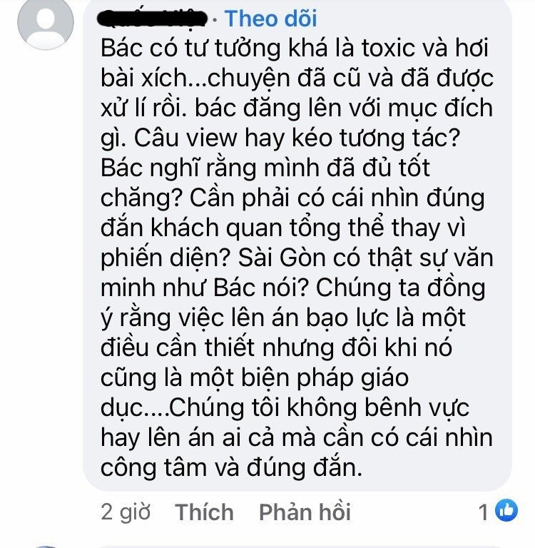 Sau khi có những tương tác cho biết là chuyện cũ từ mấy năm trước nhưng nội dung trên vẫn giữ tài khoản Đoàn Ngọc Hải (tích xanh) Sau khi có những tương tác cho biết là chuyện cũ từ mấy năm trước nhưng nội dung trên vẫn giữ tài khoản Đoàn Ngọc Hải (tích xanh)