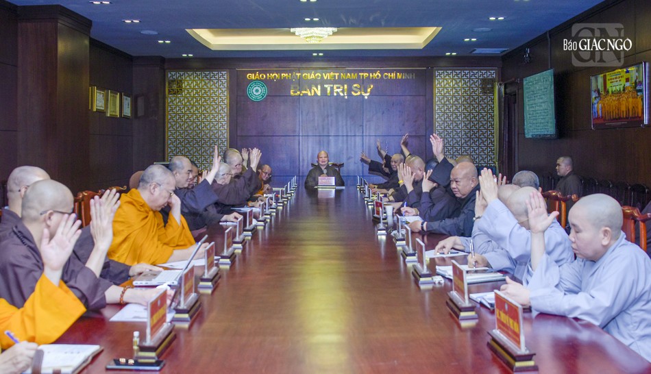 Ban Thường trực Ban Trị sự biểu quyết thống nhất một số Phật sự