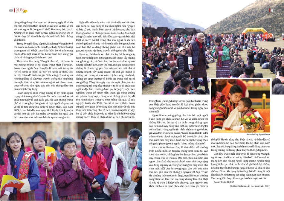 Bài trên Báo Giác Ngộ giai phẩm Xuân Giáp Thìn 2024 - Trình bày: Phòng Mỹ thuật Báo Giác Ngộ