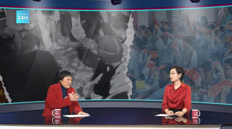 Bà Đoàn Hương, Tiến sĩ khoa học và BTV VTC Now - Ảnh chụp màn hình Bà Đoàn Hương, Tiến sĩ khoa học và BTV VTC Now - Ảnh chụp màn hình