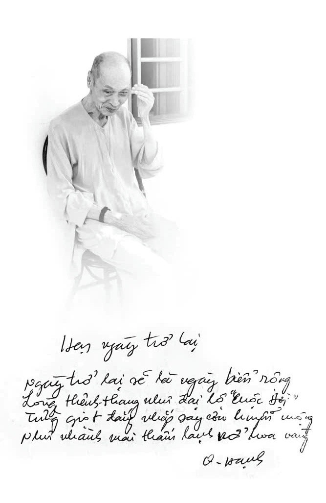 Chân dung và thủ bút một bài thơ trước khi xả bỏ báo thân của Hòa thượng Thích Quảng Hạnh Chân dung và thủ bút một bài thơ trước khi xả bỏ báo thân của Hòa thượng Thích Quảng Hạnh