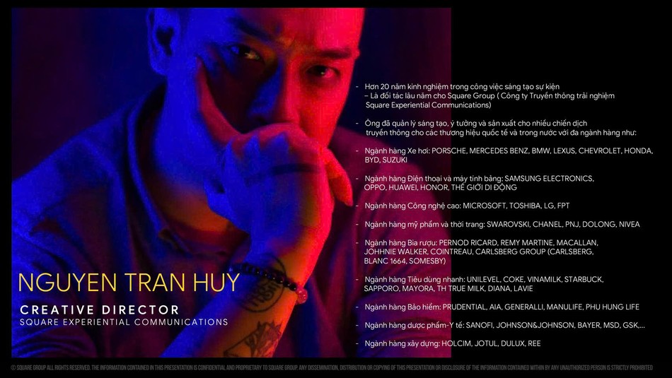 Ông Nguyễn Trần Huy, Giám đốc sáng tạo trong lĩnh vực truyền thông, sẽ trực tiếp tham dự, trình bày và hướng dẫn