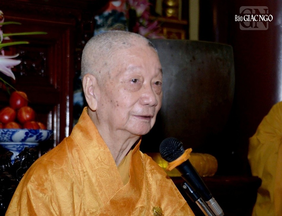 Đức Pháp chủ GHPGVN ôn lại công hạnh của Đức Đại lão Hòa thượng Thích Tịnh Khiết và sách tấn môn hạ, chư Tăng Ni, Phật tử noi gương tiền nhân để tu tập và phụng sự