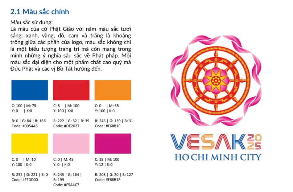 Quy định về màu sắc Quy định về màu sắc