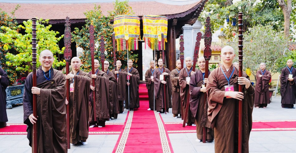 Hình ảnh do nhóm CTV Diệu Tường, Ban Truyền thông Đại giới đàn thực hiện