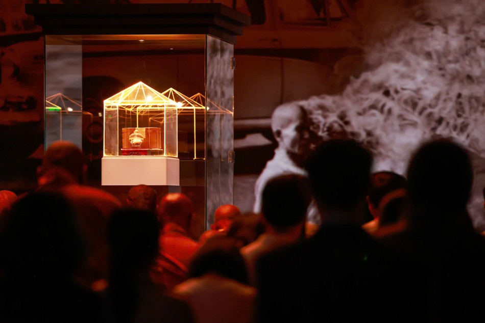 Không gian tôn trí là hội trường Việt Nam Quốc Tự - Ảnh: Hải An