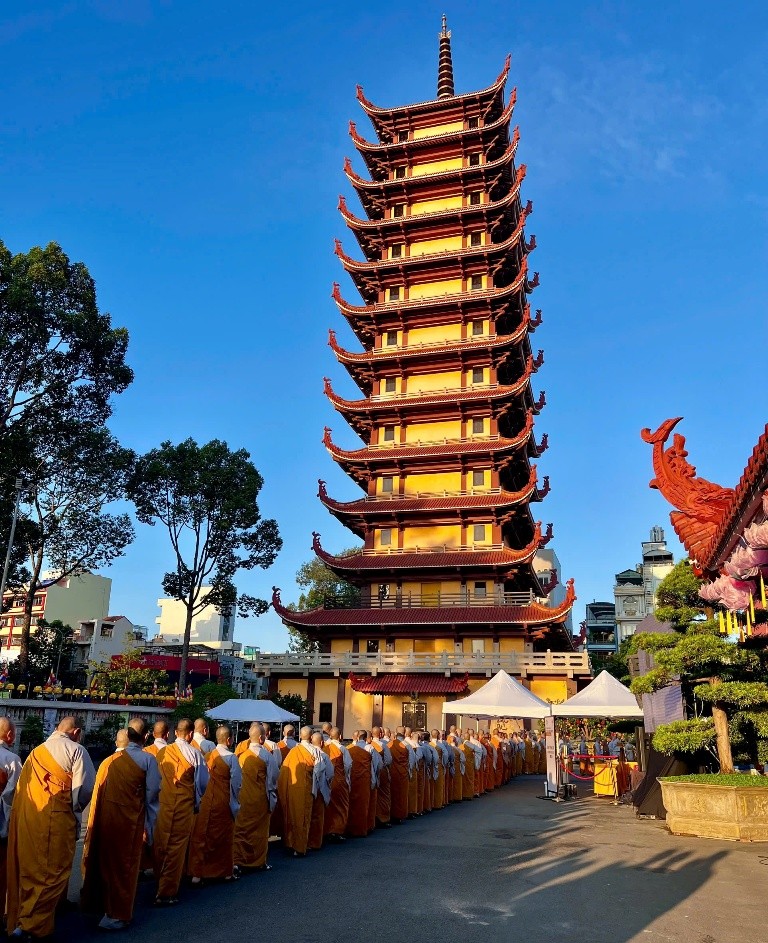 Bảo tháp Đa Bảo - công trình kỷ niệm Pháp nạn 1963, nơi sẽ tôn trí xá-lợi Trái tim Bồ-tát Thích Quảng Đức