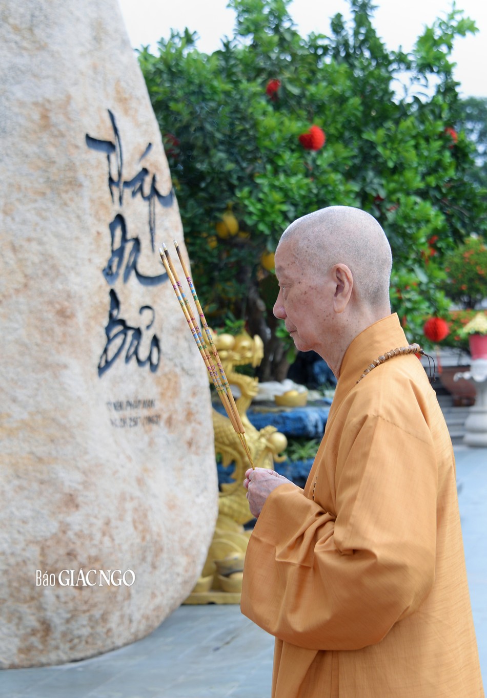 Đức Pháp chủ GHPGVN - Ảnh: Bảo Toàn