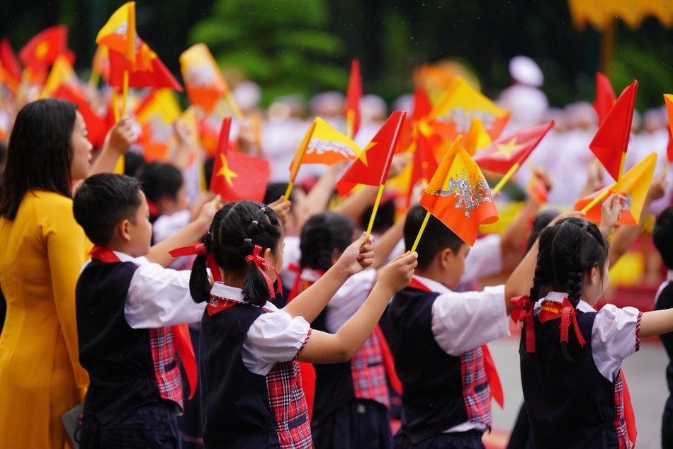 Trích một số hình ảnh trong ngày đầu hoạt động của Quốc vương Bhutan Jigme Khesar Namgyel Wangchuck và Hoàng hậu đang có chuyến thăm cấp Nhà nước tới Việt Nam từ ngày 18 đến 22-8