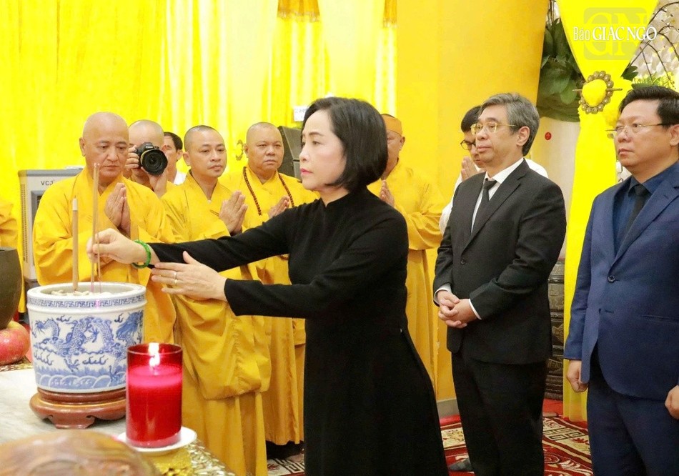 Phái đoàn lãnh đạo Đảng, Nhà nước viếng tang