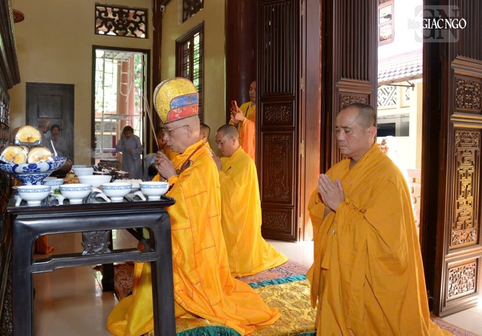 Lễ tưởng niệm tại tổ đường