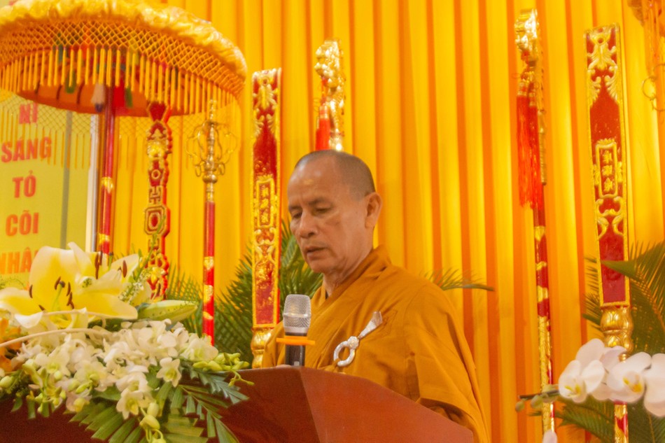 Hòa thượng Thích Thiện Thống phát biểu khai mạc Hòa thượng Thích Thiện Thống phát biểu khai mạc