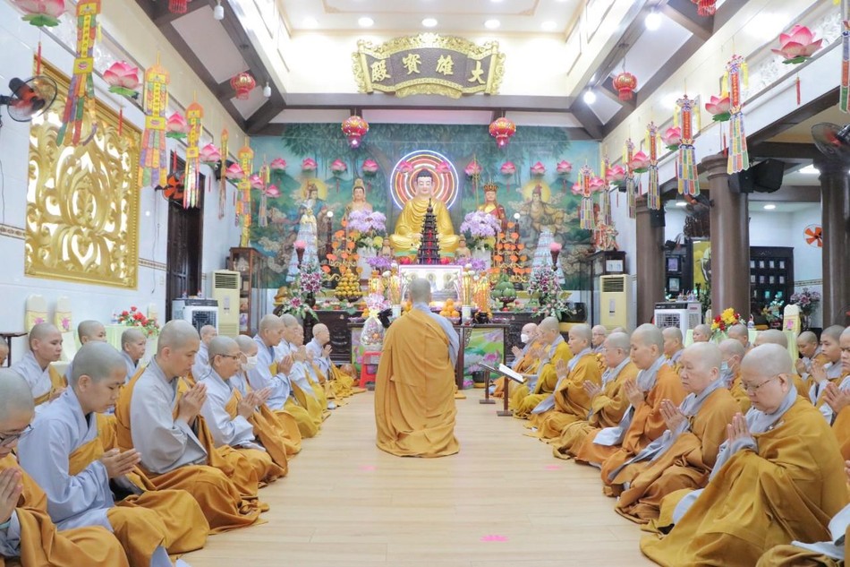 Trang nghiêm lễ mãn hạ tại hạ trường chùa Bồ Đề Lan Nhã Trang nghiêm lễ mãn hạ tại hạ trường chùa Bồ Đề Lan Nhã