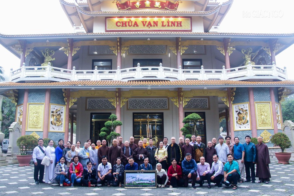 Tại chùa Vạn Linh (Núi Cấm), nơi cố Đại lão Hòa thượng Thích Trí Tịnh xuất gia tu học