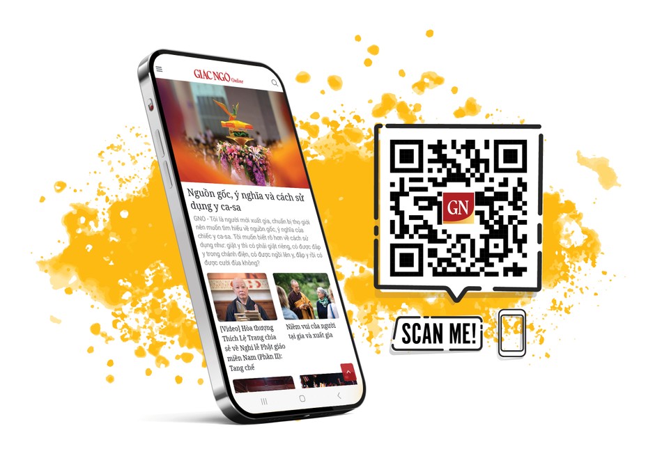 Giao diện trang chủ trên app Báo Giác Ngộ