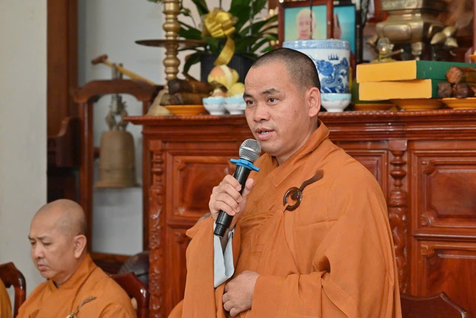 Thượng tọa Thích Thiện Thông truy tán công hạnh của cố Ni trưởng Thích nữ Như Minh lúc sanh tiền