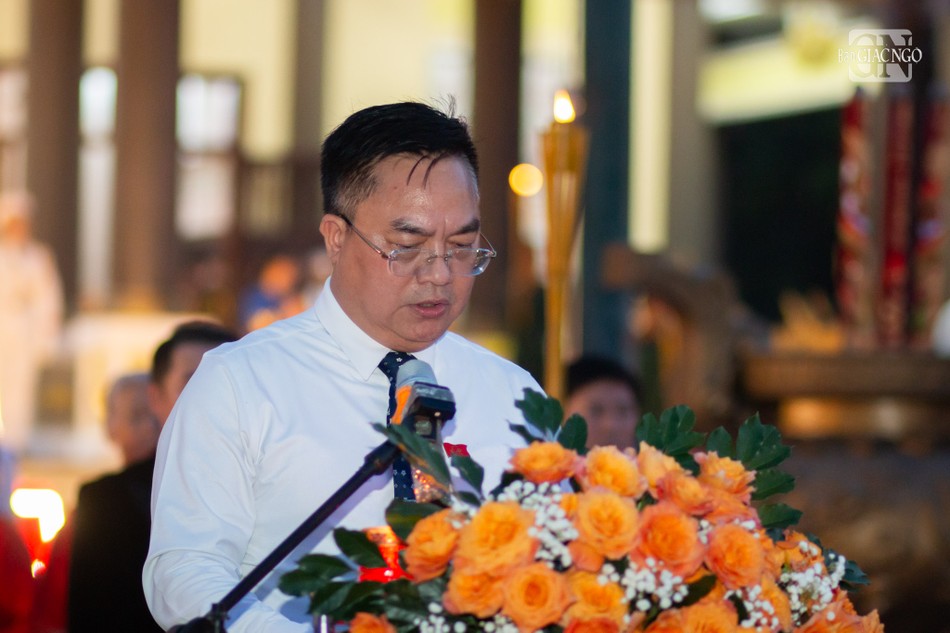 Ông Hoàng Vũ Thảnh phát biểu