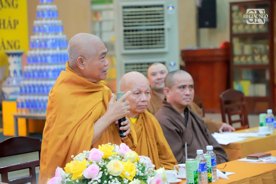 Hoà thượng Thích Giác Toàn phát biểu