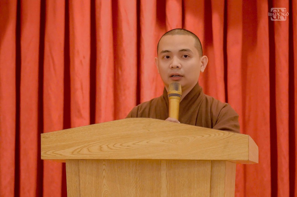 Đại đức Thích Nguyện Truyền triển khai đề án chuẩn bị công tác của Ban Phim, ảnh tư liệu