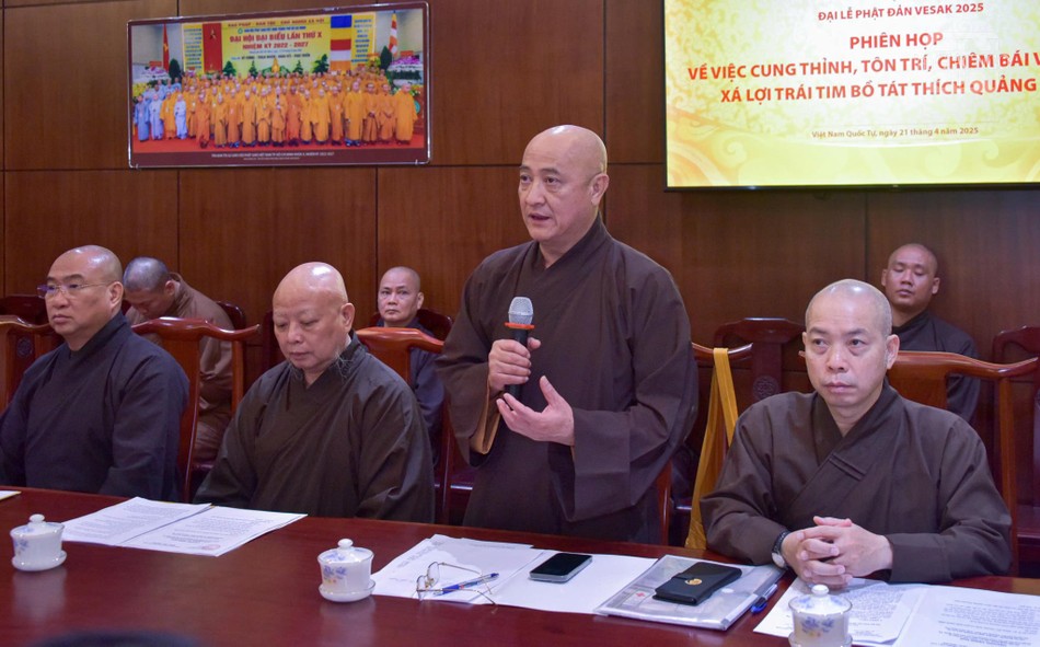 Hòa thượng Thích Huệ Thông chia sẻ về công tác kiểm soát an ninh, bảo vệ an toàn xá-lợi Trái tim Bồ-tát Thích Quảng Đức