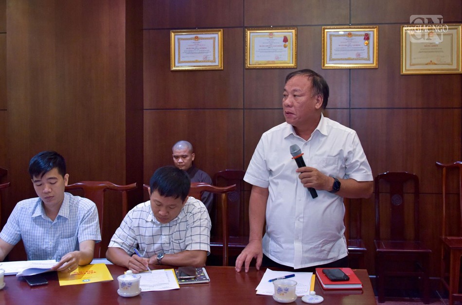 Lãnh đạo Q.10 phát biểu