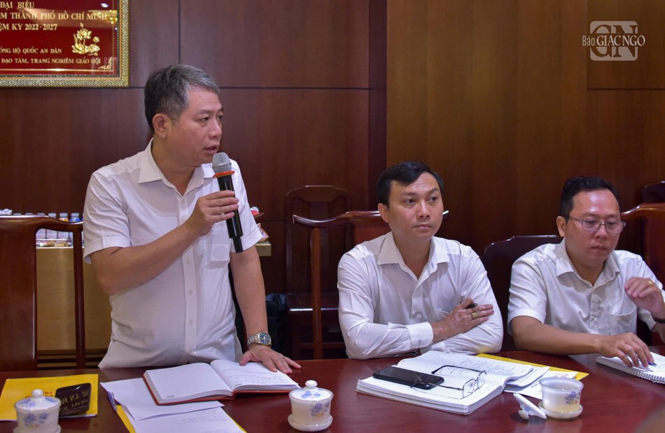 Đại diện lãnh đạo Sở Dân tộc và Tôn giáo TP.HCM