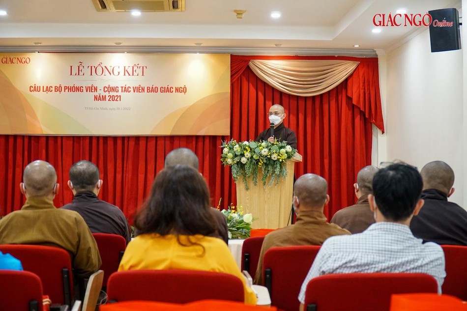 Buổi họp mặt tổng kết Câu Lạc bộ Phóng viên - Cộng tác viên năm 2021 diễn ra trong không khí thân mật