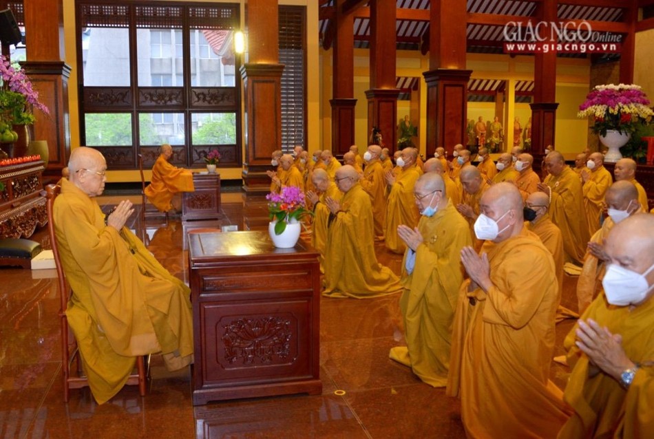 Chư Tăng thọ pháp an cư Chư Tăng thọ pháp an cư